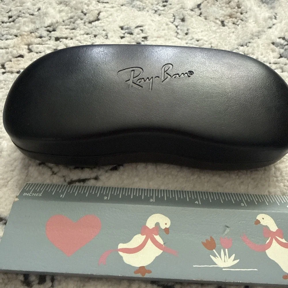 Ray-Ban Black Hard Case for Glasses/Sunglasses with Cloth Bag